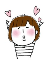 Everyday in Bob Hair sticker #14792445