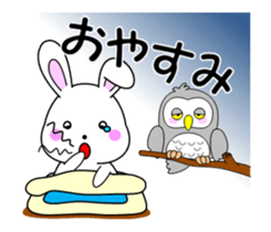 Move! Rabbit sticker #14792485