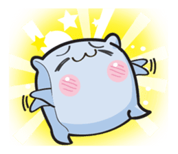 Cute and Soft Pillow sticker #14792509