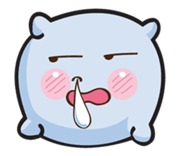 Cute and Soft Pillow sticker #14792514