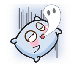Cute and Soft Pillow sticker #14792515