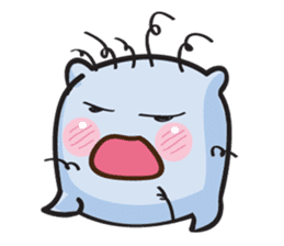 Cute and Soft Pillow sticker #14792520