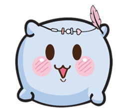 Cute and Soft Pillow sticker #14792525