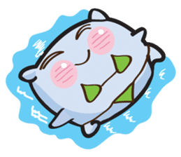 Cute and Soft Pillow sticker #14792527