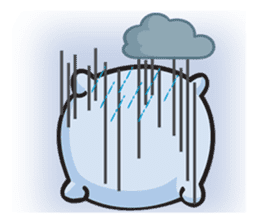 Cute and Soft Pillow sticker #14792531