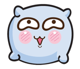 Cute and Soft Pillow sticker #14792534