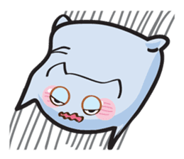 Cute and Soft Pillow sticker #14792538