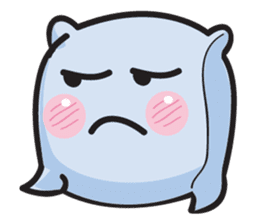 Cute and Soft Pillow sticker #14792540