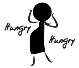 Pregnant woman talk sticker #14792548