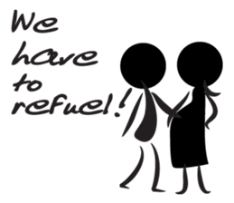 Pregnant woman talk sticker #14792556