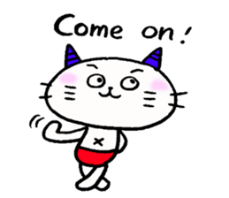 Demon nyanko sticker #14792932