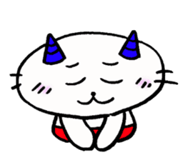 Demon nyanko sticker #14792933