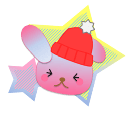 Rabbit and bear daily(Winter) sticker #14793047
