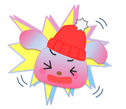 Rabbit and bear daily(Winter) sticker #14793048