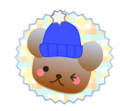 Rabbit and bear daily(Winter) sticker #14793071