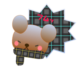 Rabbit and bear daily(Winter) sticker #14793078