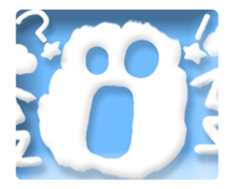 Animated blue sky 1 (Japanese) sticker #14793168