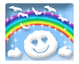 Animated blue sky 1 (Japanese) sticker #14793174