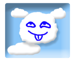 Animated blue sky 1 (Japanese) sticker #14793175