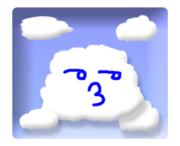 Animated blue sky 1 (Japanese) sticker #14793178