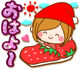 Leisurely a girlfriend .Happy spring sticker #14793222