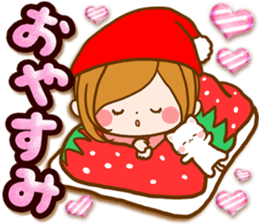 Leisurely a girlfriend .Happy spring sticker #14793259