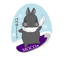 Snowboarding Mocochan sticker #14793990