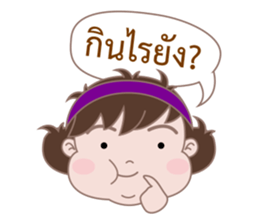 Sister Sweety Egg belly girl (neary fat) sticker #14794517