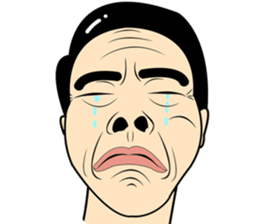 Face feelings sticker #14794841