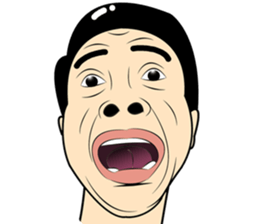 Face feelings sticker #14794844