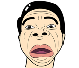 Face feelings sticker #14794845