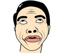 Face feelings sticker #14794849