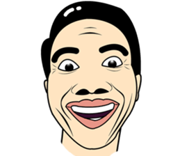 Face feelings sticker #14794850