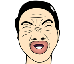 Face feelings sticker #14794851