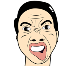 Face feelings sticker #14794852