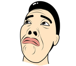 Face feelings sticker #14794854