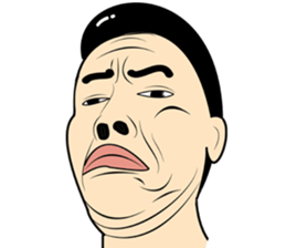 Face feelings sticker #14794857