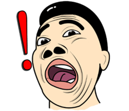 Face feelings sticker #14794860