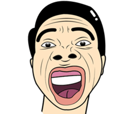 Face feelings sticker #14794868