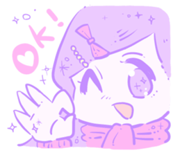 Yumekawa supporter girl sticker #14795492