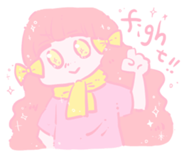 Yumekawa supporter girl sticker #14795494