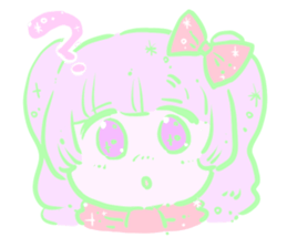 Yumekawa supporter girl sticker #14795496