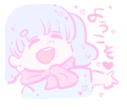 Yumekawa supporter girl sticker #14795497