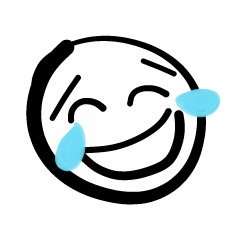 Emoji Face - Funny Weird Smiley Sticker By Mdeltav