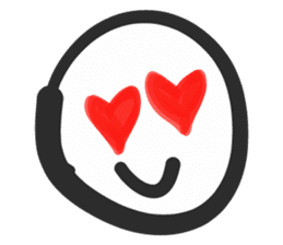 Emoji face - funny weird smiley sticker sticker #14796566