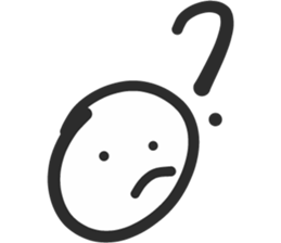 Emoji face - funny weird smiley sticker sticker #14796579