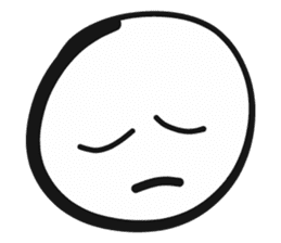 Emoji face - funny weird smiley sticker sticker #14796580