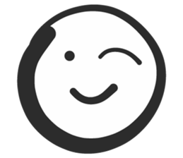 Emoji face - funny weird smiley sticker sticker #14796585