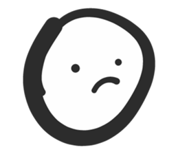 Emoji face - funny weird smiley sticker sticker #14796589