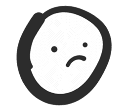 Emoji face - funny weird smiley sticker sticker #14796589